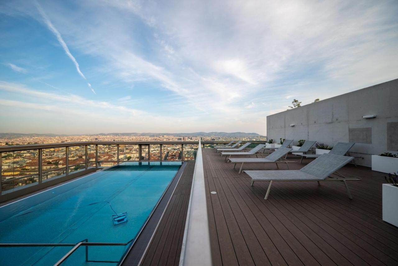 Апартаменты Exclusive 2Br Skyline Penthouse By Hm Вена Экстерьер фото